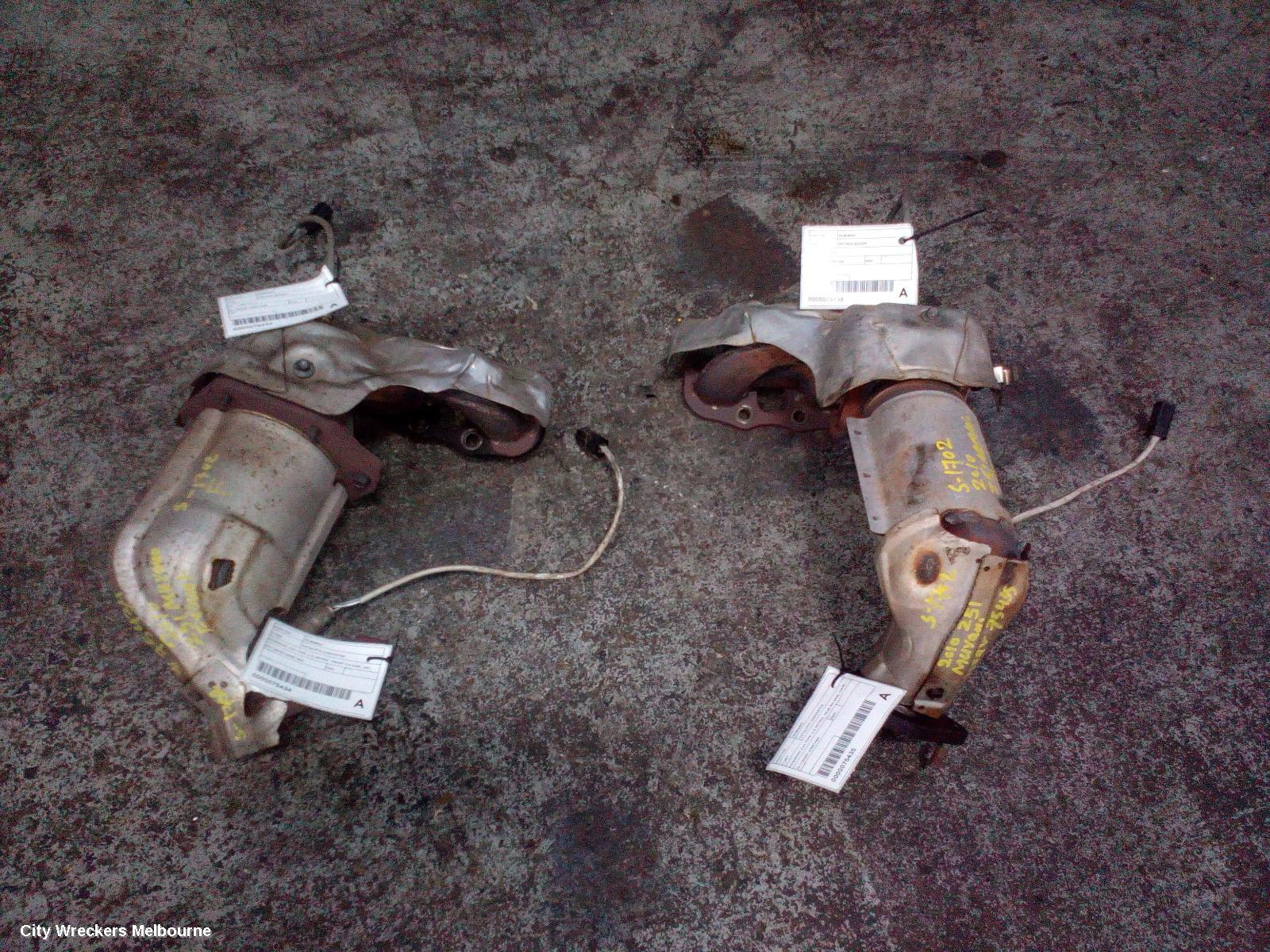 NISSAN MURANO CATALYTIC CONVERTER, DOWNPIPE-CAT TYPE, 3.5, PETROL, FRONT (LH SIDE), Z51, 12/2008 - 12/2014