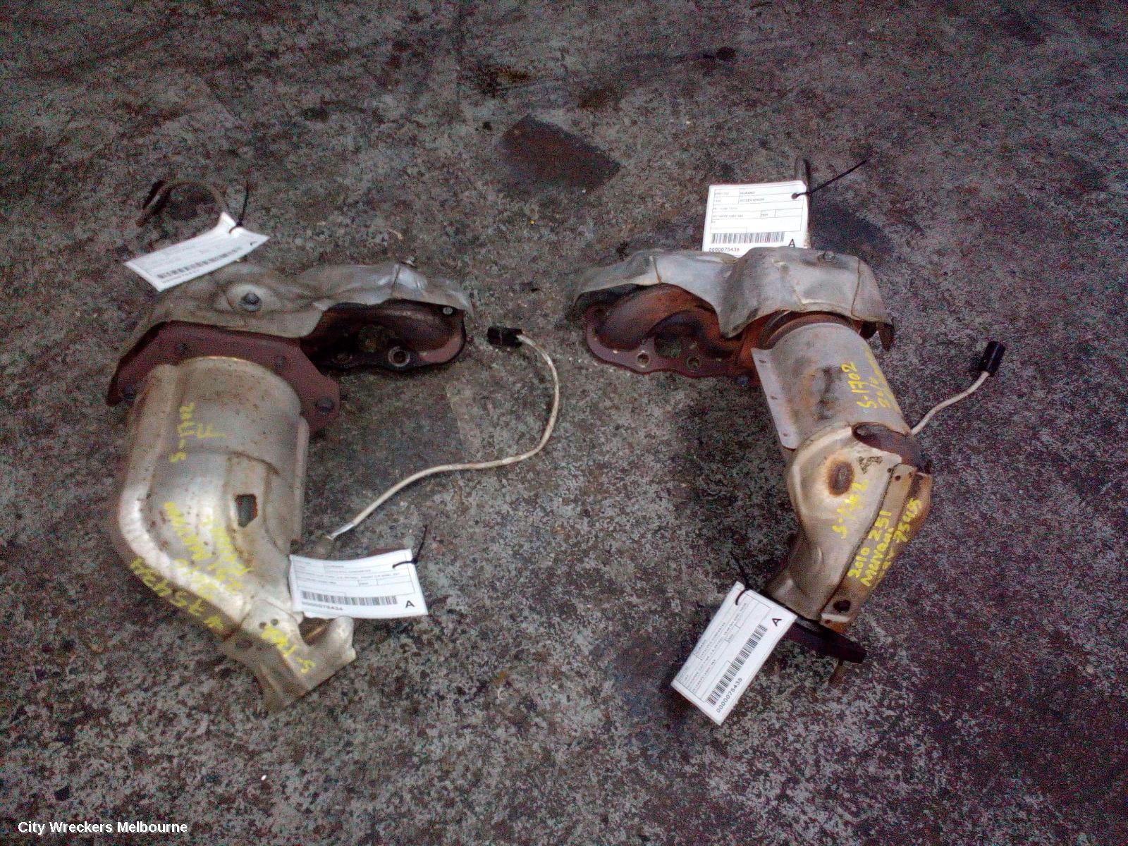 NISSAN MURANO CATALYTIC CONVERTER, DOWNPIPE-CAT TYPE, 3.5, PETROL, REAR (RH SIDE), VQ35, Z51, 12/2008 - 12/2014