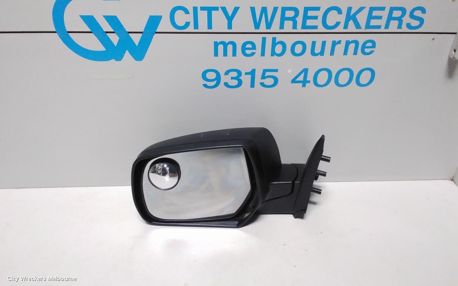 MAZDA BT50 LEFT DOOR MIRROR, UN, MANUAL, 09/2008 - 09/2011