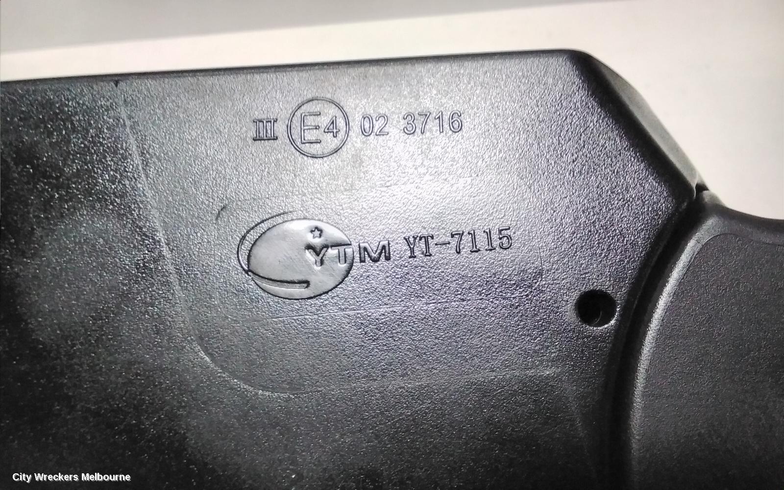 MAZDA BT50 LEFT DOOR MIRROR, UN, MANUAL, 09/2008 - 09/2011