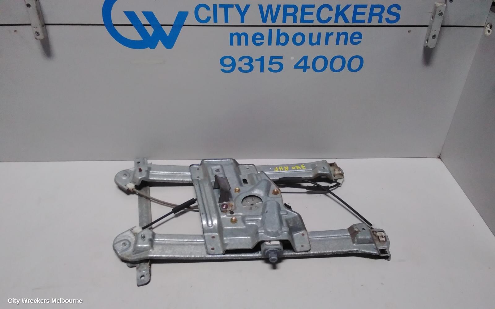 MITSUBISHI 380 RIGHT FRONT WINDOW REG/MOTOR, DB, ELECTRIC, 09/2005 - 03/2008