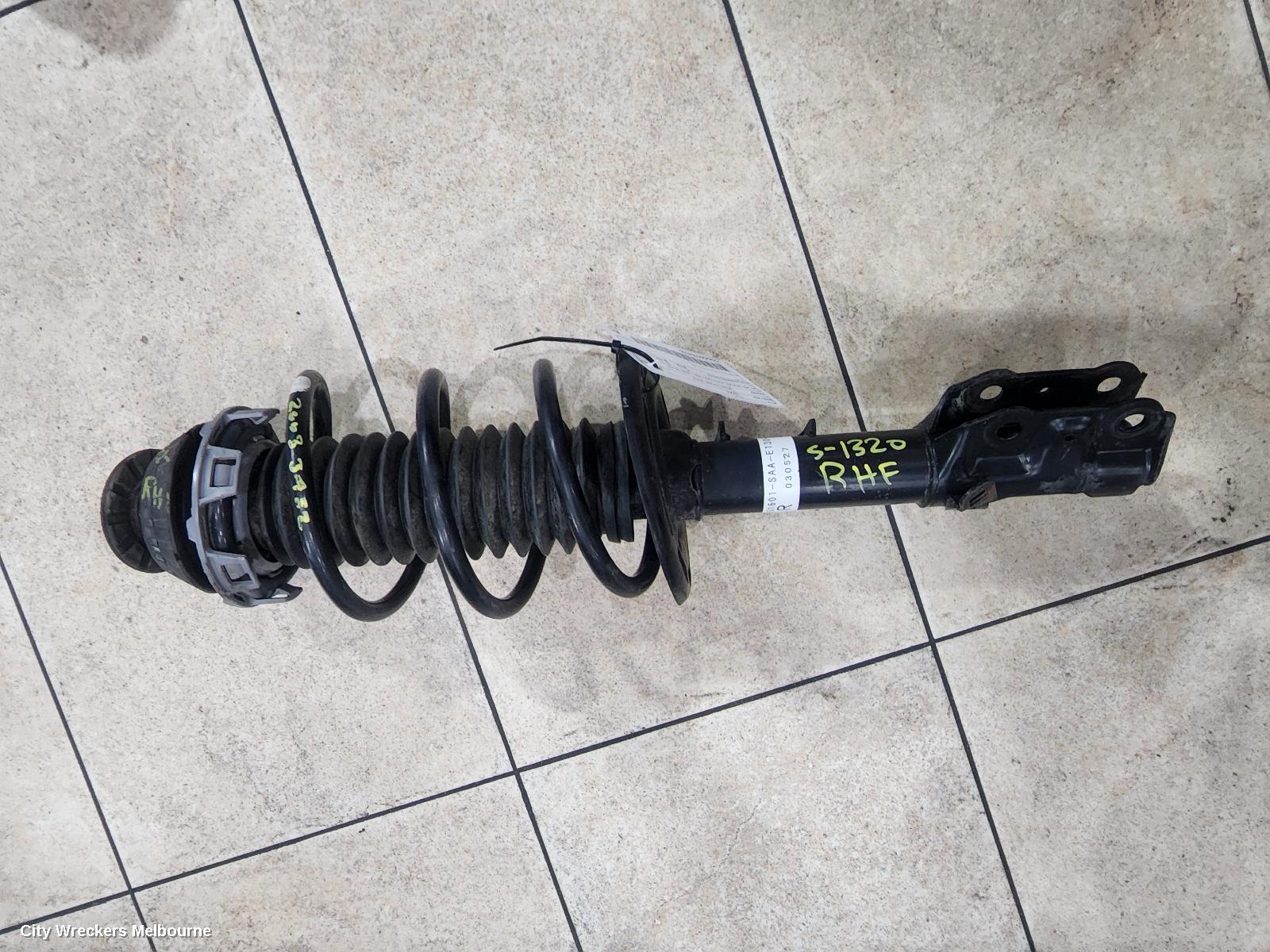 HONDA JAZZ RIGHT FRONT STRUT, GD (VIN JHMGD), AUTO T/M TYPE, 10/2002 - 09/2004