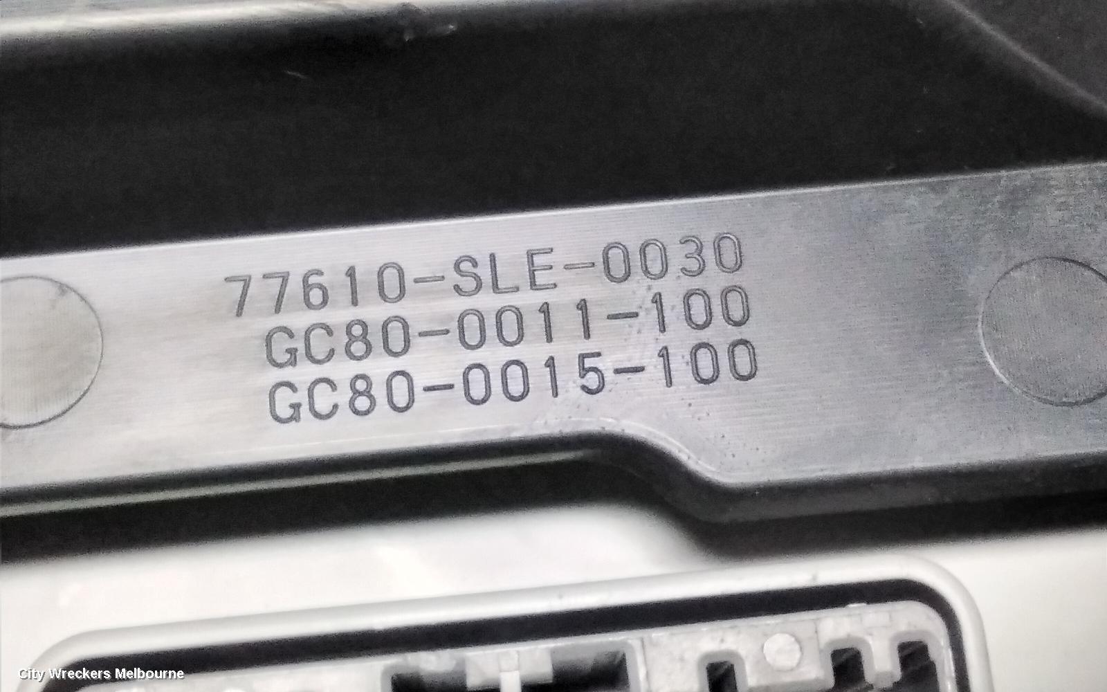 HONDA ODYSSEY HEATER/AC CONTROLS, RB3, 04/2009 - 12/2013