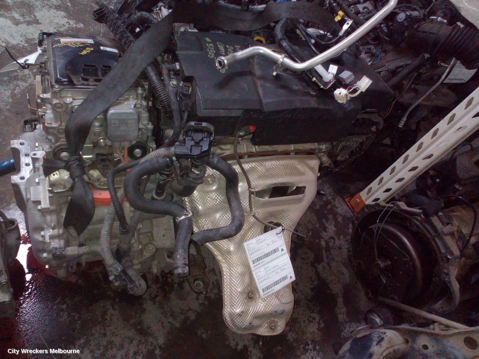 TOYOTA CAMRY ENGINE, XV70, PETROL, 2.5, A25A-FXS, HYBRID TYPE, 09/2017 ONWARDS