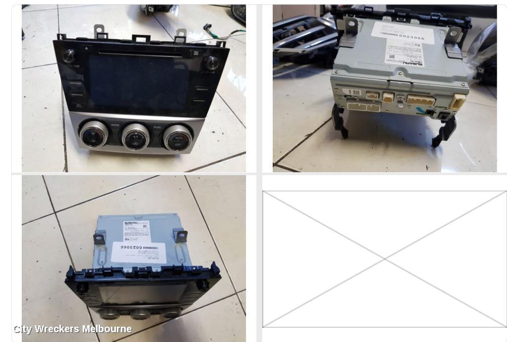 SUBARU IMPREZA RADIO/CD/DVD/SAT/TV, G5, HEAD UNIT, W/ DISPLAY UNIT, 8IN TOUCHSCREEN, W/ SAT NAV TYPE, 11/2016 - 09/2023