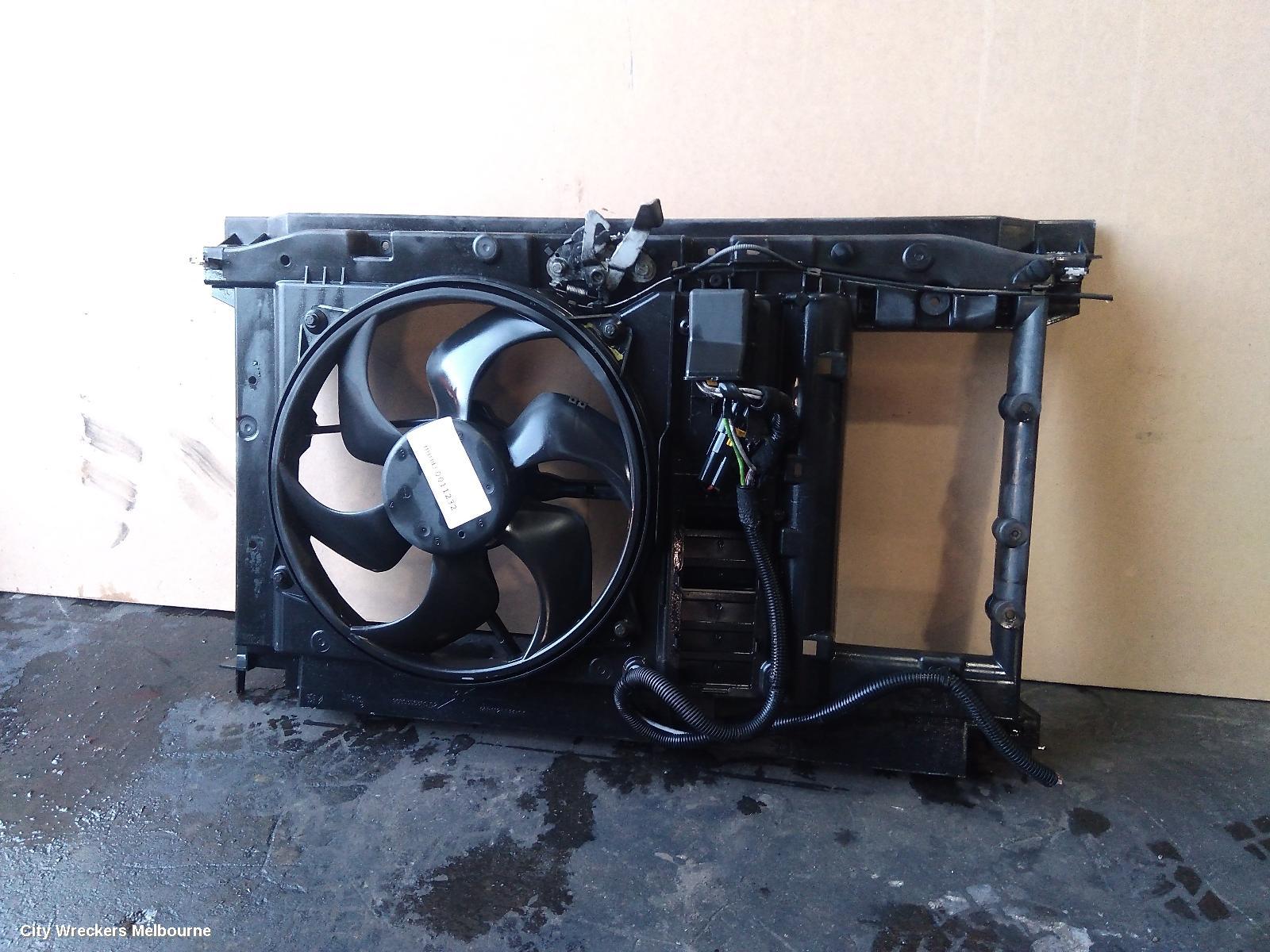 PEUGEOT 307 FAN, RADIATOR FAN, 130 WATT, 6 BLADE, T6, 10/2005 - 12/2006