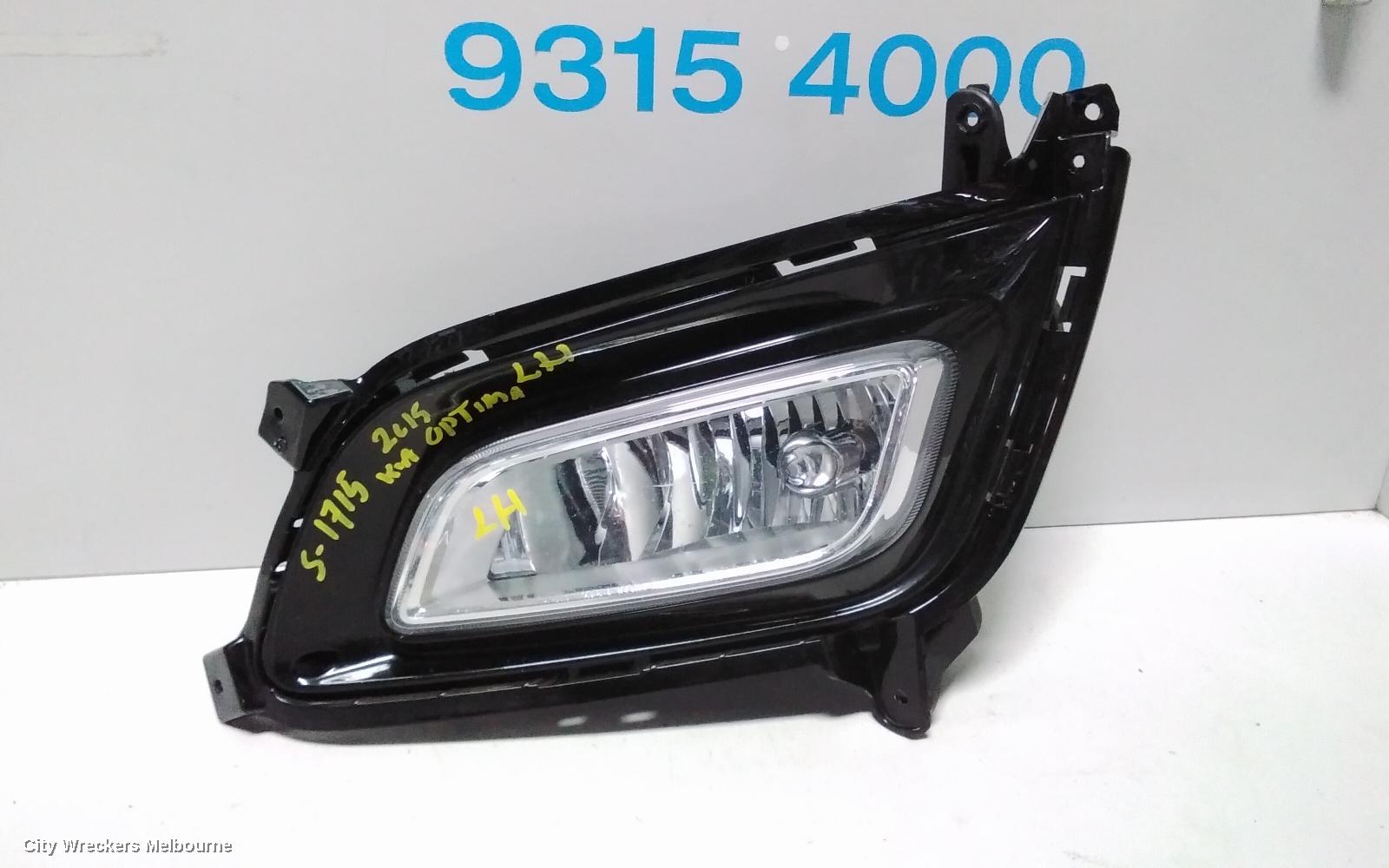 KIA OPTIMA LEFT INDICATOR/FOG/SIDE, BUMPER FOGLAMP, TF, SI/SLI, 10/2013 - 10/2015