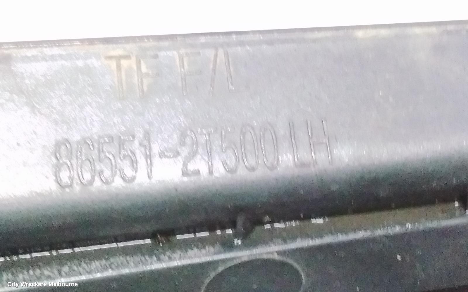 KIA OPTIMA LEFT INDICATOR/FOG/SIDE, BUMPER FOGLAMP, TF, SI/SLI, 10/2013 - 10/2015