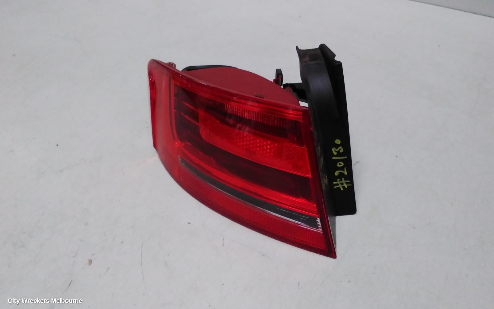AUDI A4 LEFT TAILLIGHT, B8 8K (A4), SEDAN, STANDARD TYPE, 02/2008 - 06/2012