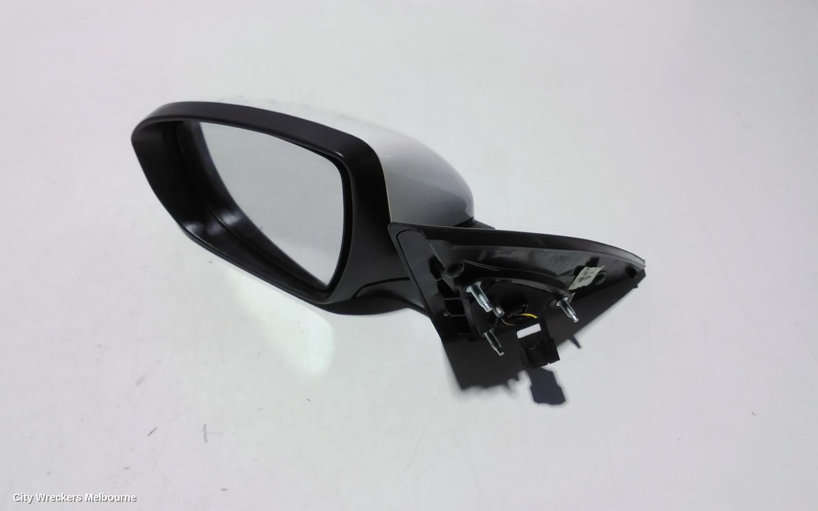 KIA OPTIMA LEFT DOOR MIRROR, TF, POWER FOLD, NON BLIND SPOT, RECTANGLE PLUG TYPE (8 PIN), 10/2013 - 10/2015
