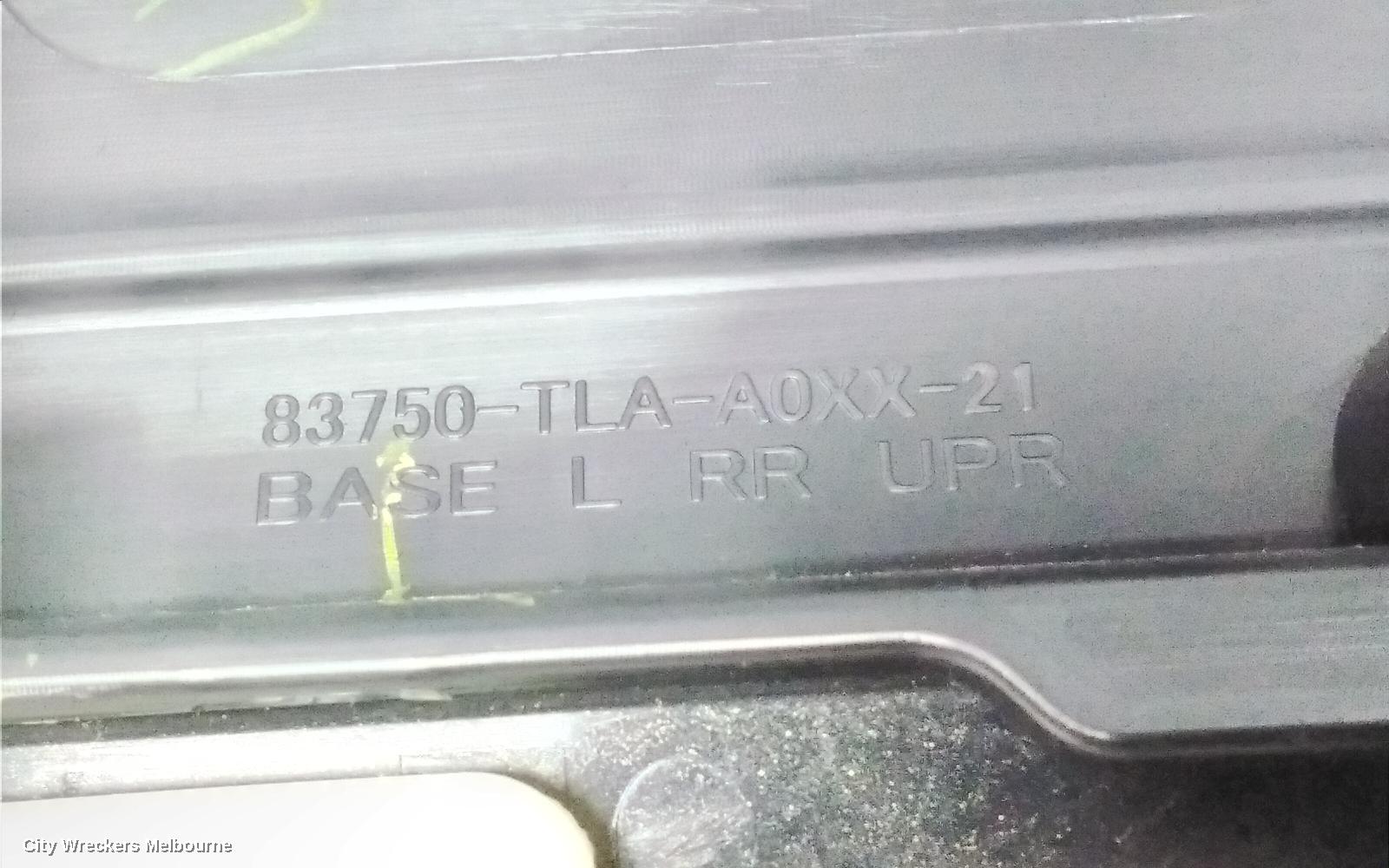 HONDA CRV DOOR TRIM, LH REAR, RW, 05/2017 ONWARDS