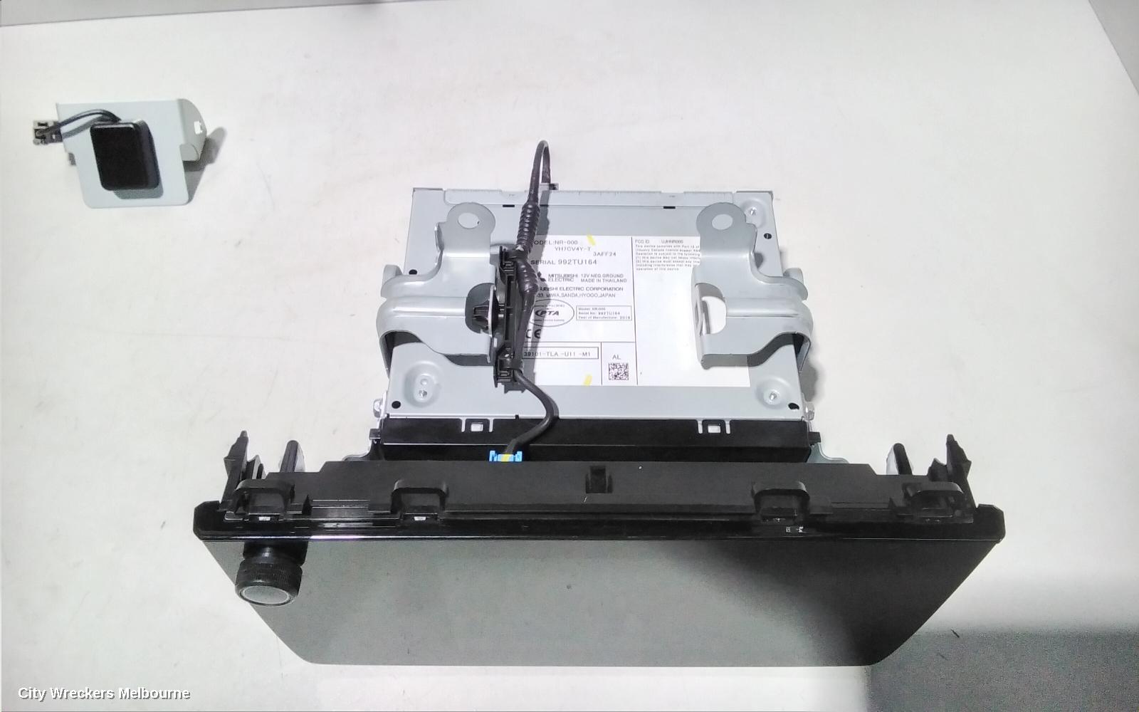 HONDA CRV RADIO/CD/DVD/SAT/TV, 7IN, TOUCHSCREEN DISPLAY, NON SAT NAV TYPE, RW, 05/2017 - 08/2023
