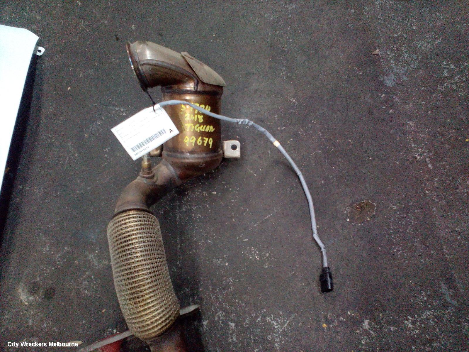 VOLKSWAGEN TIGUAN CATALYTIC CONVERTER, DOWNPIPE-CAT TYPE, 2.0, PETROL, CHHB CODE, 5NA, 06/2016 ONWARDS