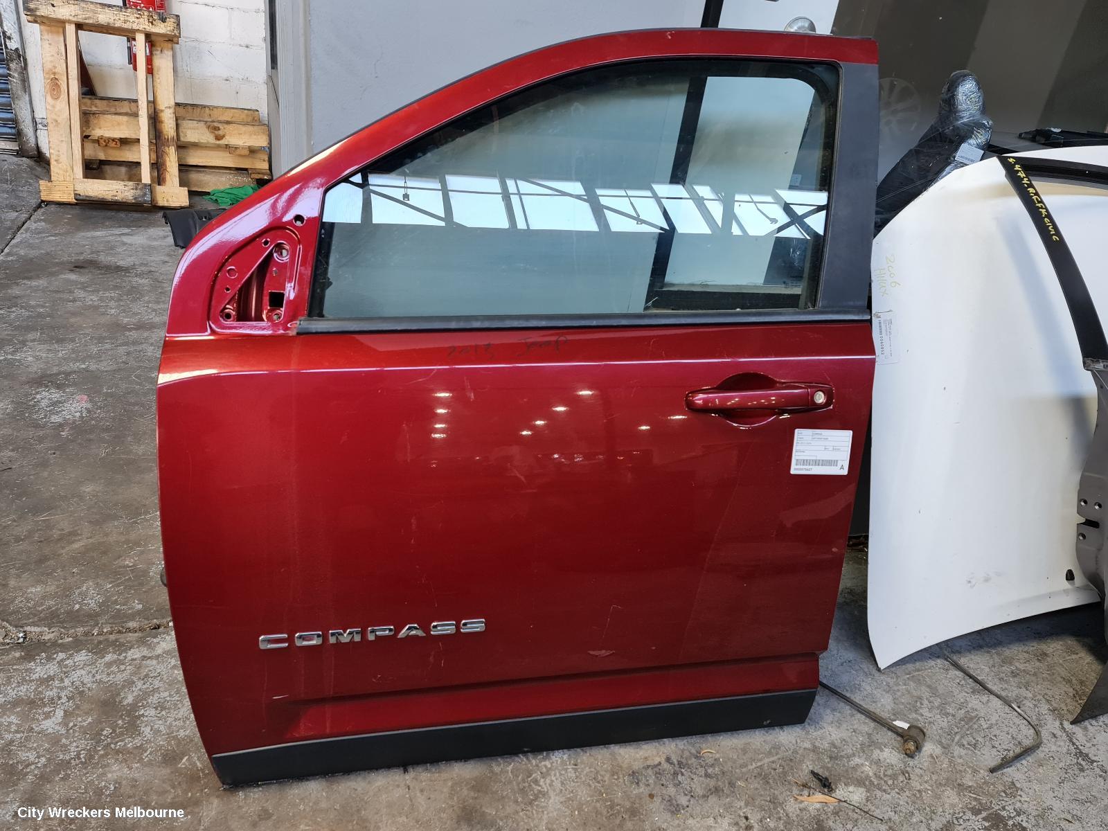 JEEP COMPASS LEFT FRONT DOOR, MK, 07/2011 - 12/2016