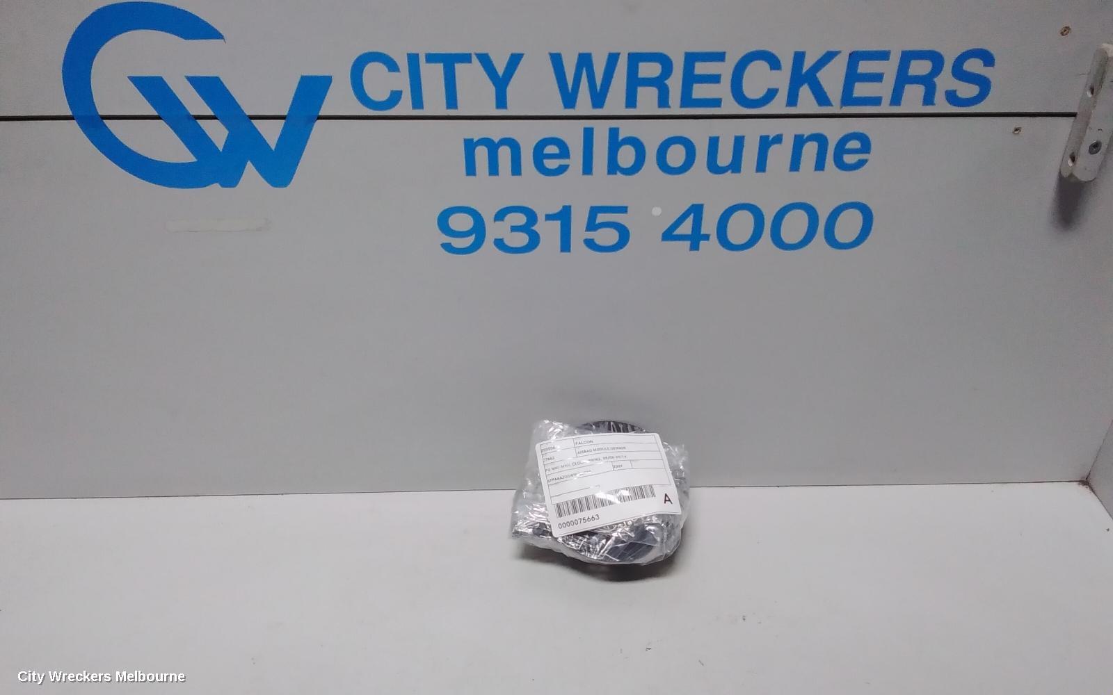 FORD FALCON AIRBAG MODULE/SENSOR, FG MKI-MKII, CLOCKSPRING, 05/2008 - 09/2014