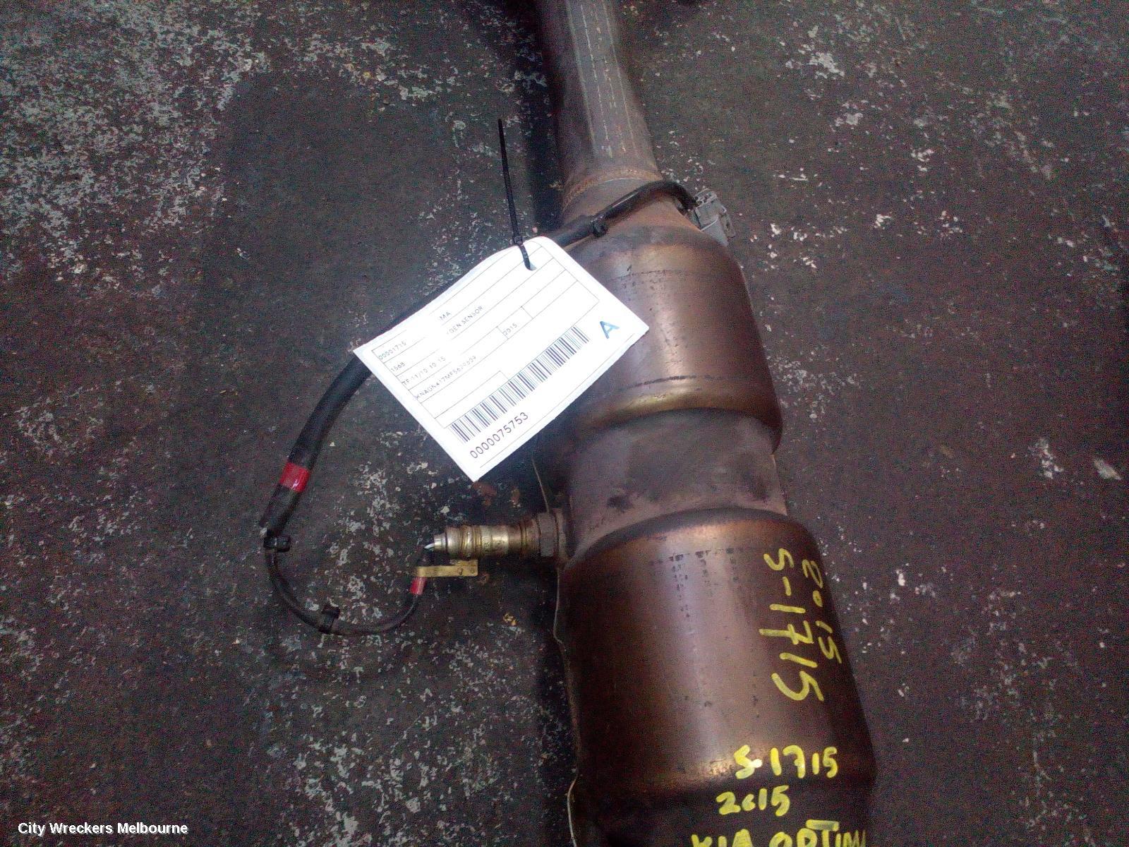 KIA OPTIMA OXYGEN SENSOR, TF 11/2010 - 10/2015