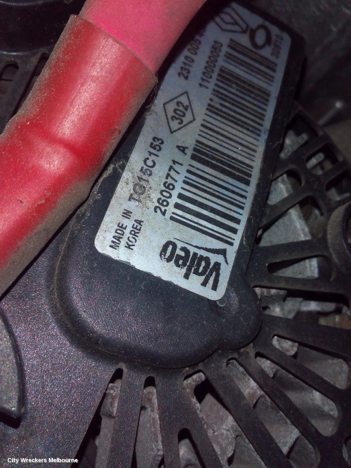 RENAULT MEGANE ALTERNATOR, PETROL, 2.0, M4R, X32/X95, 09/2010 - 05/2016