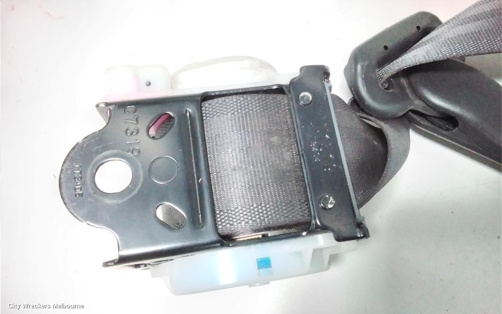 HONDA JAZZ SEATBELT/STALK, LH REAR, SEAT BELT ONLY (NO STALK), GD, 10/2002 - 09/2008