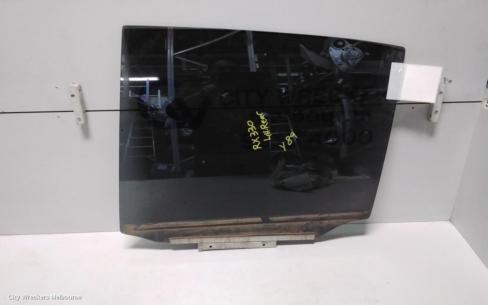 LEXUS RX SERIES LEFT REAR DOOR WINDOW, MCU3#, 04/2003 - 11/2005