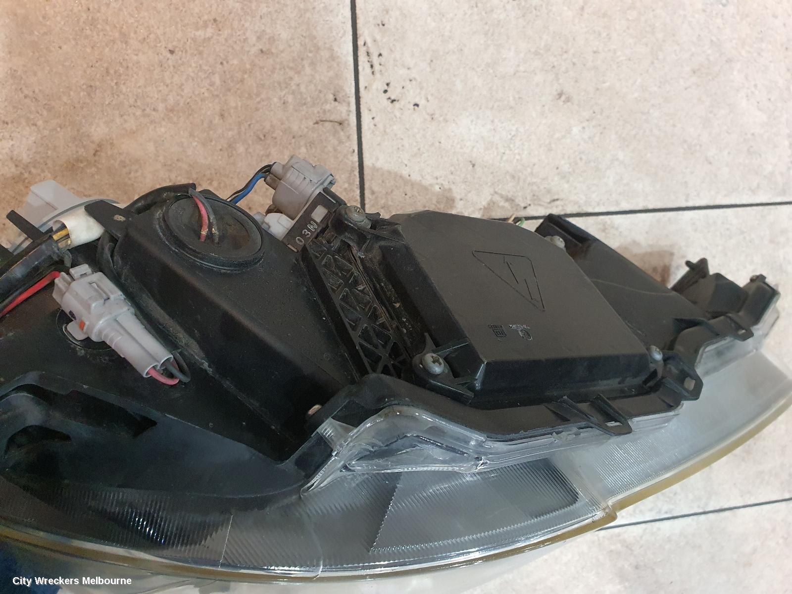 SUBARU LIBERTY LEFT HEADLAMP, 5TH GEN, 3.6R ENG, XENON TYPE, CHROME INSERT, 07/2009 - 03/2012