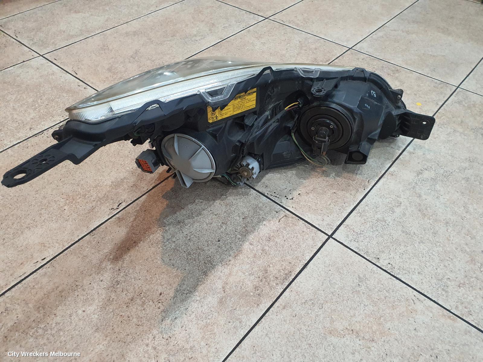 SUBARU LIBERTY LEFT HEADLAMP, 5TH GEN, 3.6R ENG, XENON TYPE, CHROME INSERT, 07/2009 - 03/2012