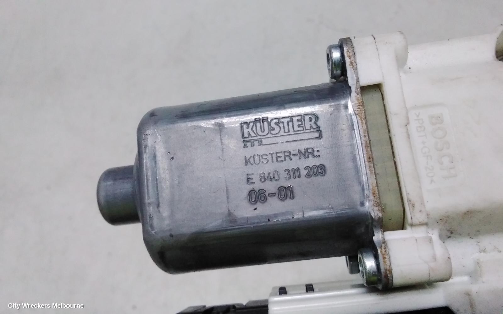 AUDI A3 RIGHT REAR WND REG/MOTOR, 8P, 5DR HATCH, 06/2004 - 04/2013