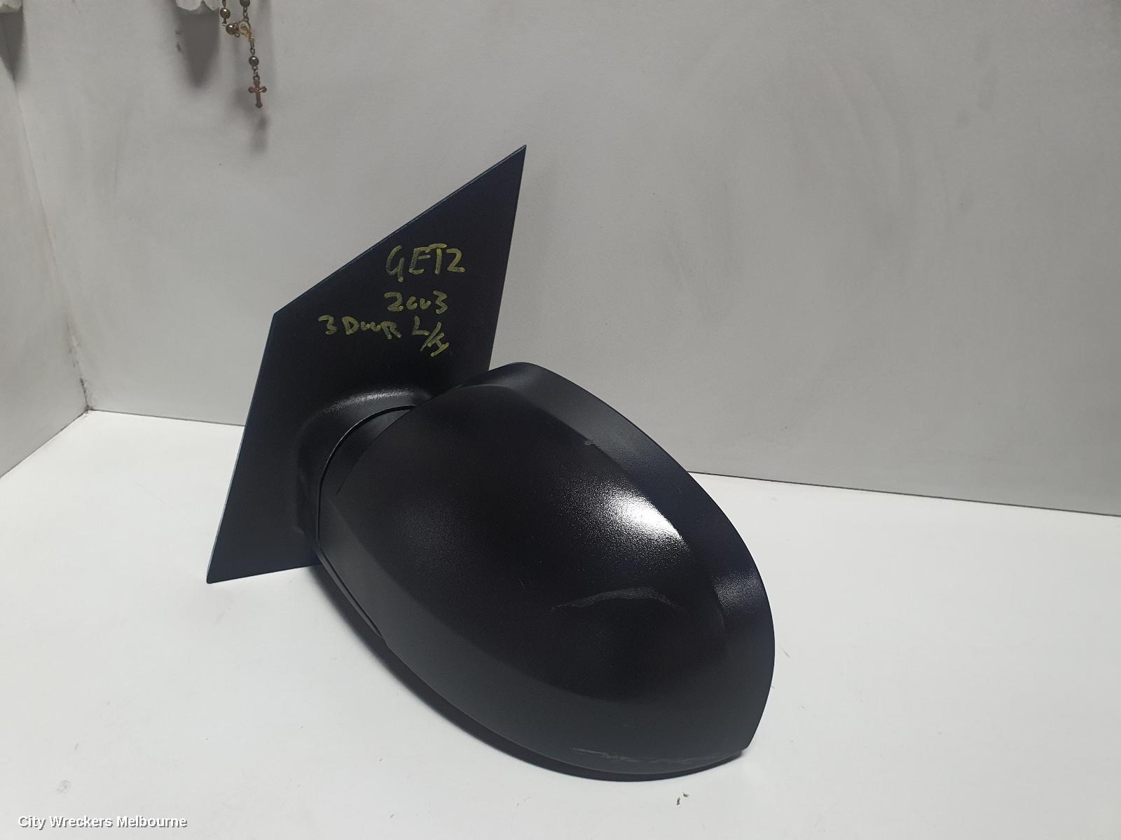 HYUNDAI GETZ LEFT DOOR MIRROR, TB, 3DR/5DR HATCH, MAN, 09/2002 - 09/2005