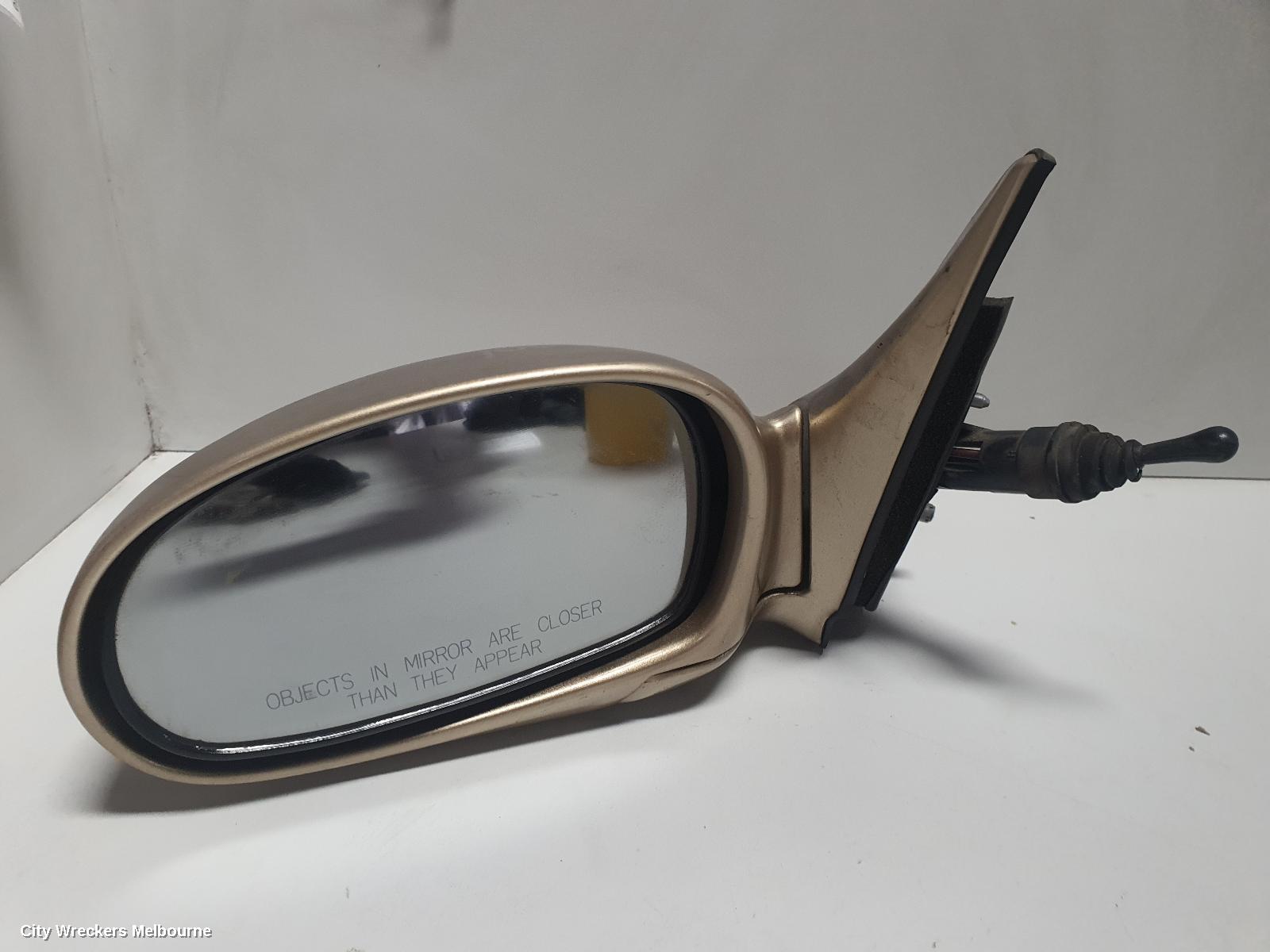 KIA RIO LEFT DOOR MIRROR, DC, 07/2000 - 12/2002