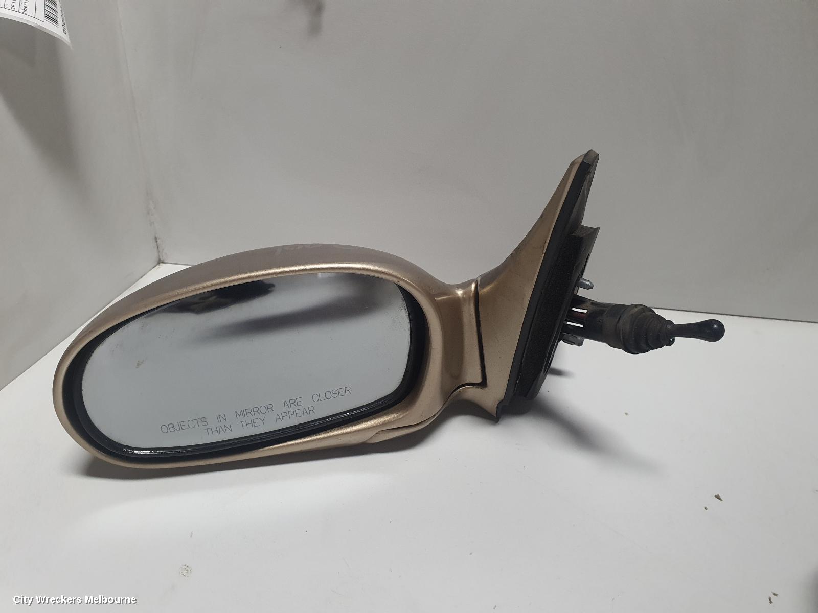 KIA RIO LEFT DOOR MIRROR, DC, 07/2000 - 12/2002