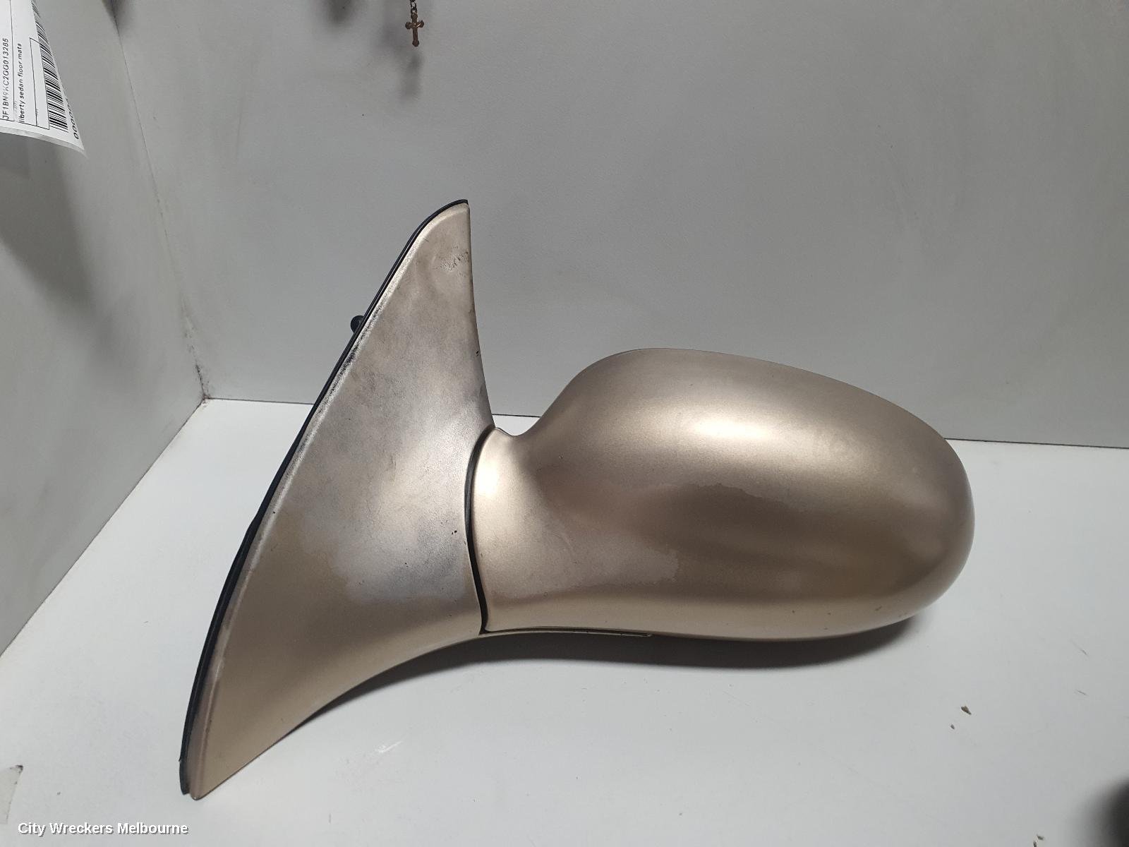 KIA RIO LEFT DOOR MIRROR, DC, 07/2000 - 12/2002