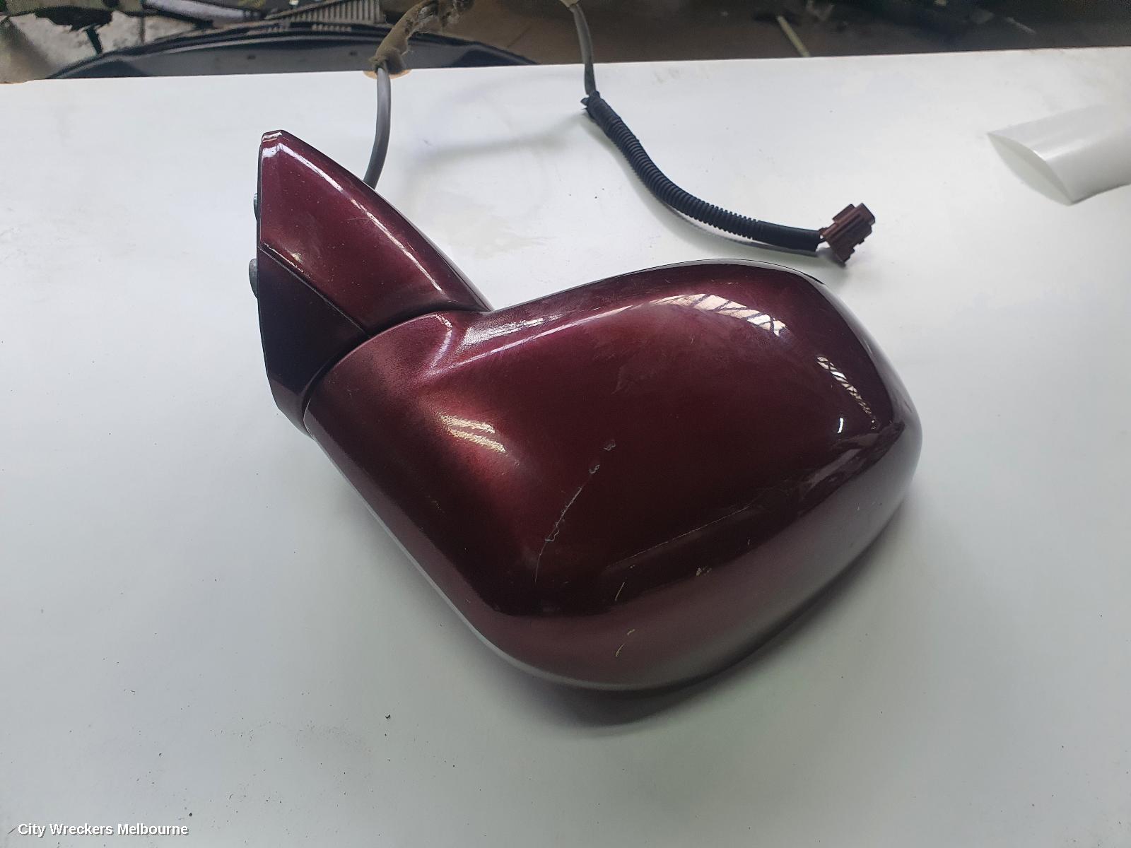 NISSAN TIIDA RIGHT DOOR MIRROR, C11, POWER, 3 WIRE TYPE, 09/2004 - 01/2013
