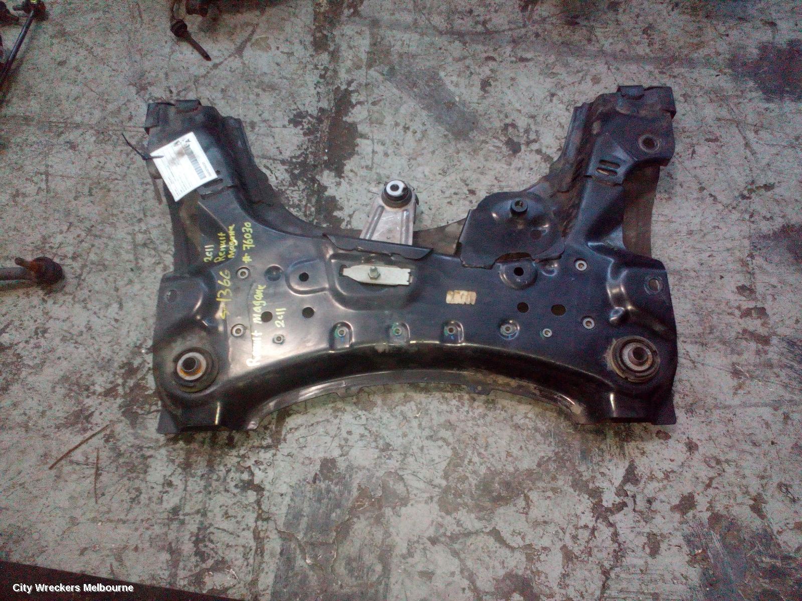RENAULT MEGANE FRT XMEMBER/CRADLE, X32/X95, 09/2010 - 05/2016