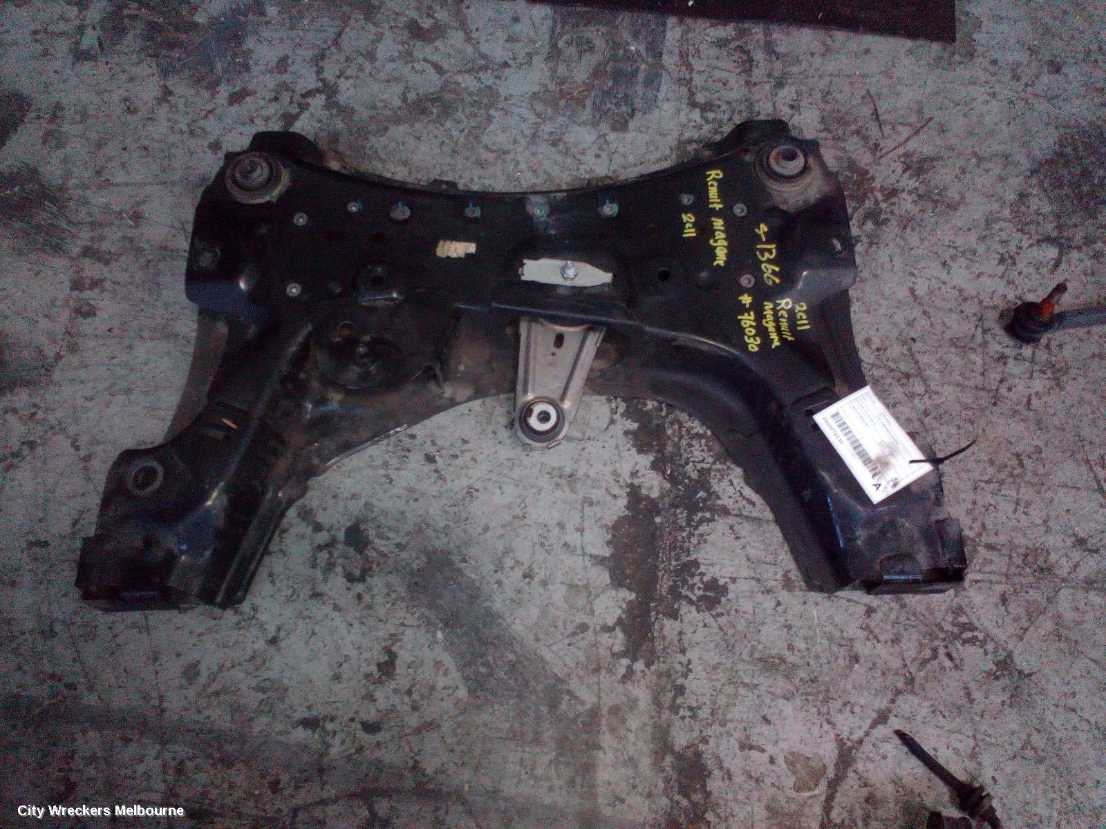 RENAULT MEGANE FRT XMEMBER/CRADLE, X32/X95, 09/2010 - 05/2016