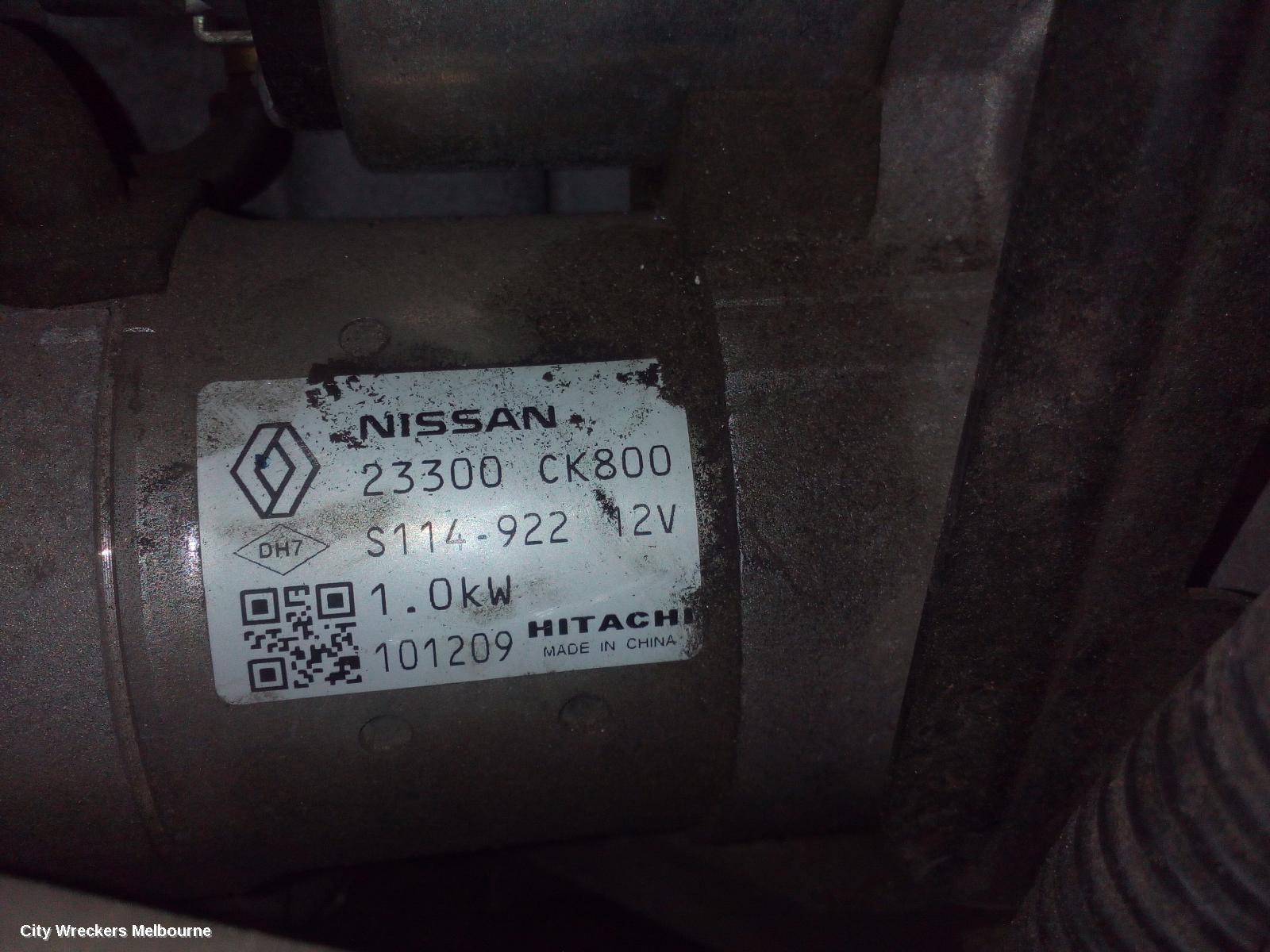 RENAULT MEGANE STARTER, PETROL, 2.0, M4RF/M4RK, HITACHI BRAND, X32/X95, 09/2010 - 05/2016