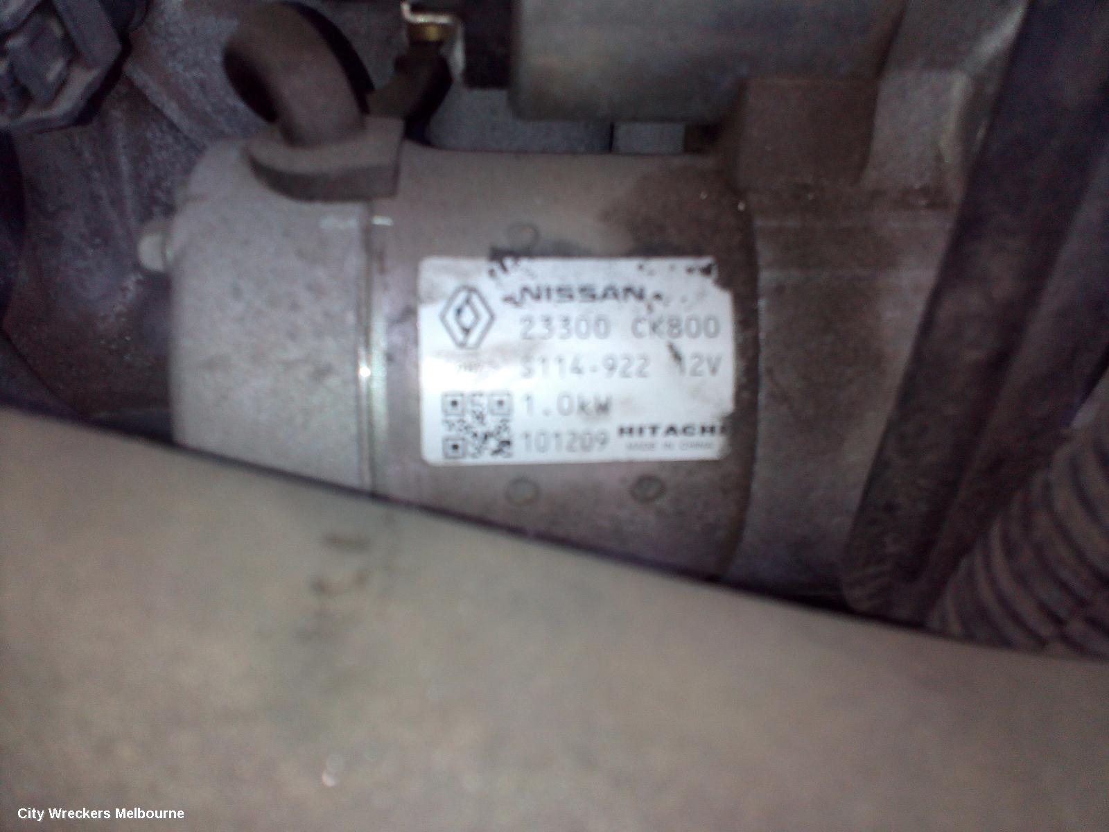 RENAULT MEGANE STARTER, PETROL, 2.0, M4RF/M4RK, HITACHI BRAND, X32/X95, 09/2010 - 05/2016