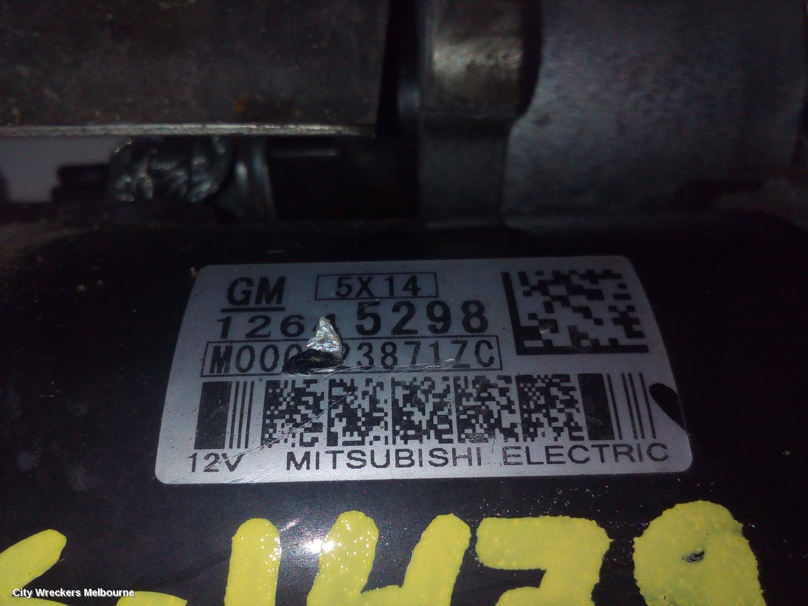 HOLDEN CAPTIVA STARTER, PETROL, 3.0, CG, 01/2011 - 06/2018