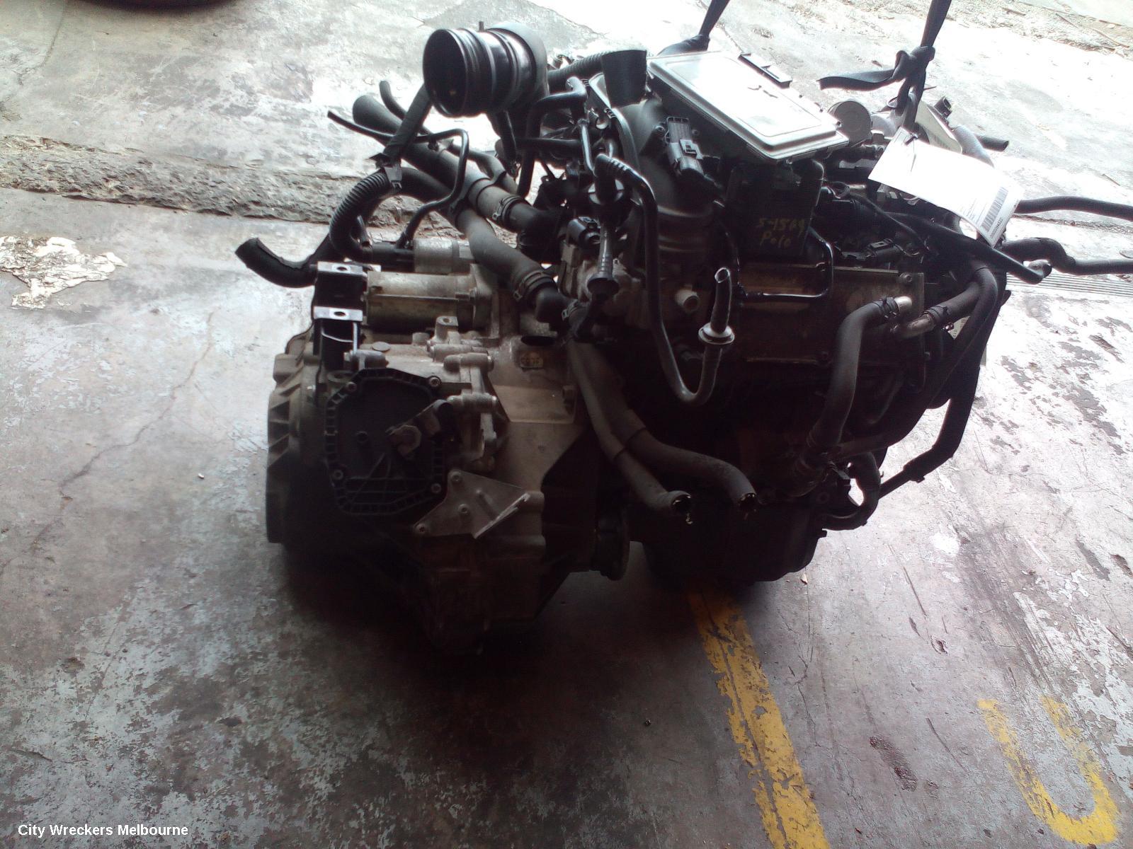 VOLKSWAGEN POLO TRANS/GEARBOX, AUTO, PETROL, 1.2, TURBO, 6R, MLN CODE, 05/2010 - 05/2014