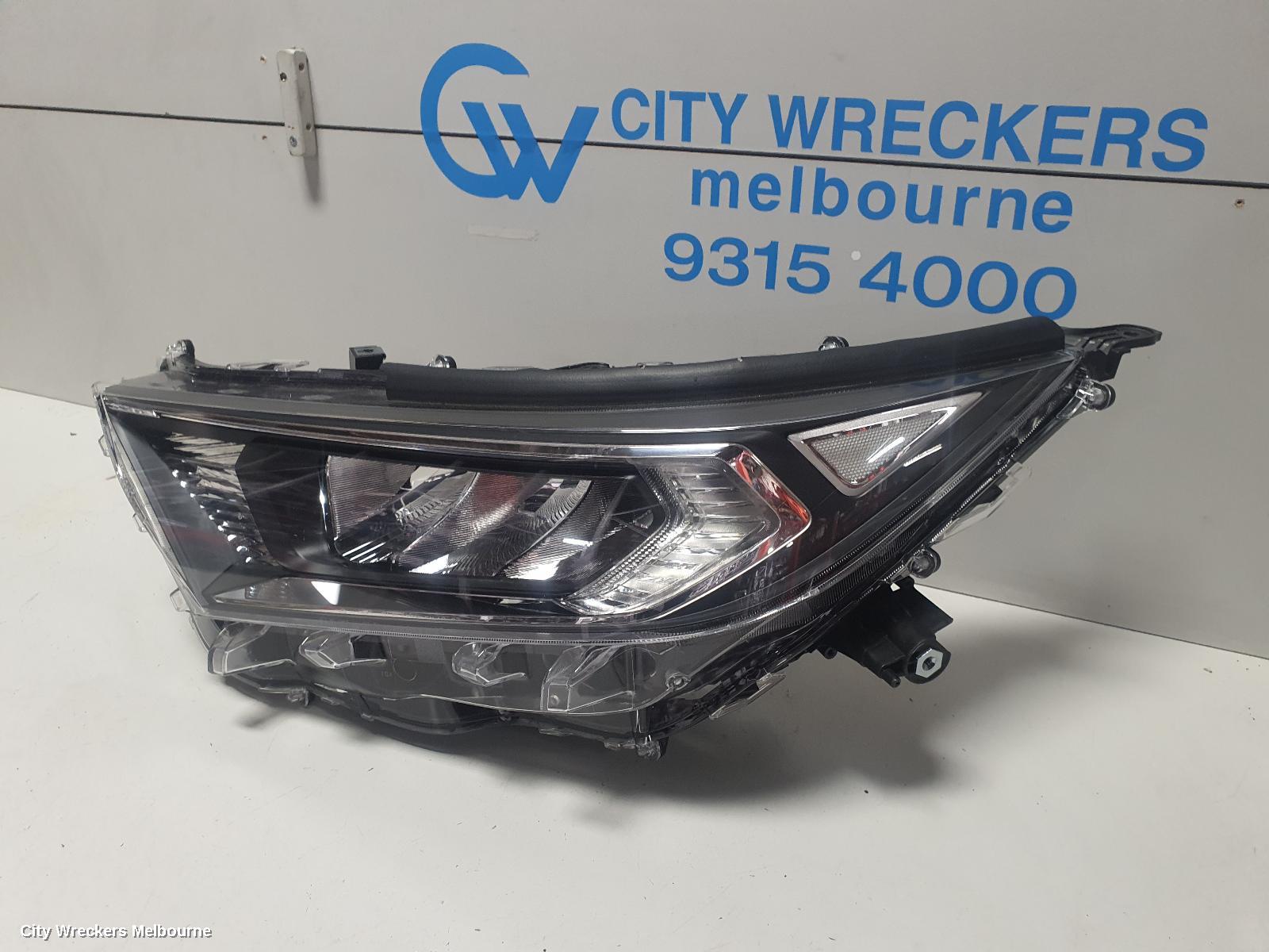 TOYOTA RAV4 LEFT HEADLAMP, XA50, NON HYBRID, PARABOLIC LED TYPE, 11/2018 ONWARDS