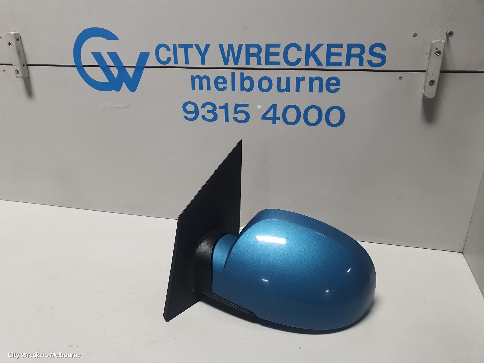 HYUNDAI GETZ LEFT DOOR MIRROR, TB, 3DR/5DR HATCH, POWER, COLOUR CODED, 09/2002 - 09/2011