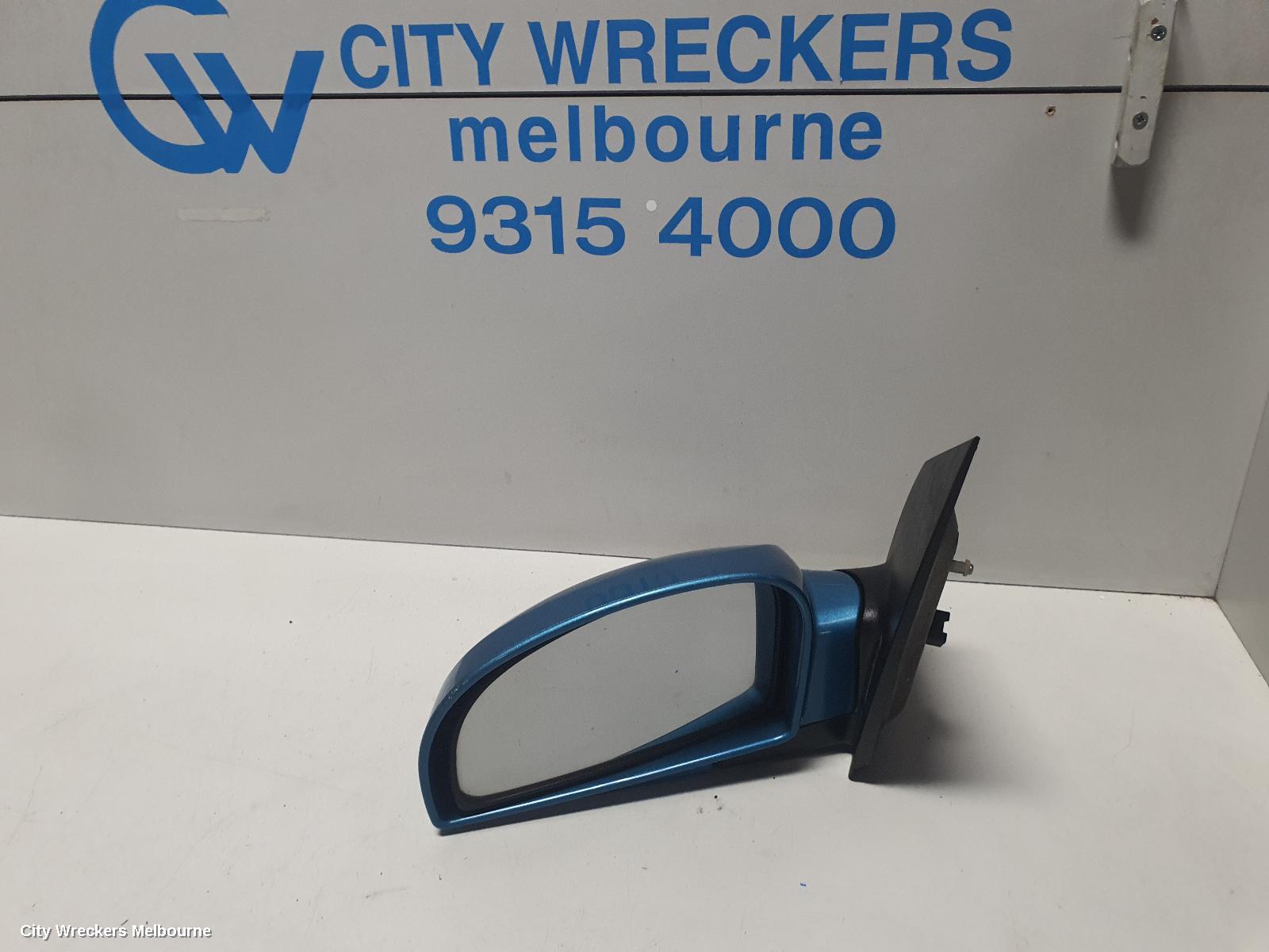 HYUNDAI GETZ LEFT DOOR MIRROR, TB, 3DR/5DR HATCH, POWER, COLOUR CODED, 09/2002 - 09/2011