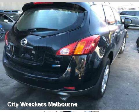 NISSAN MURANO REAR BUMPER, Z51, BUMPER BAR, NON PARK SENSOR TYPE, 12/2008 - 01/2015