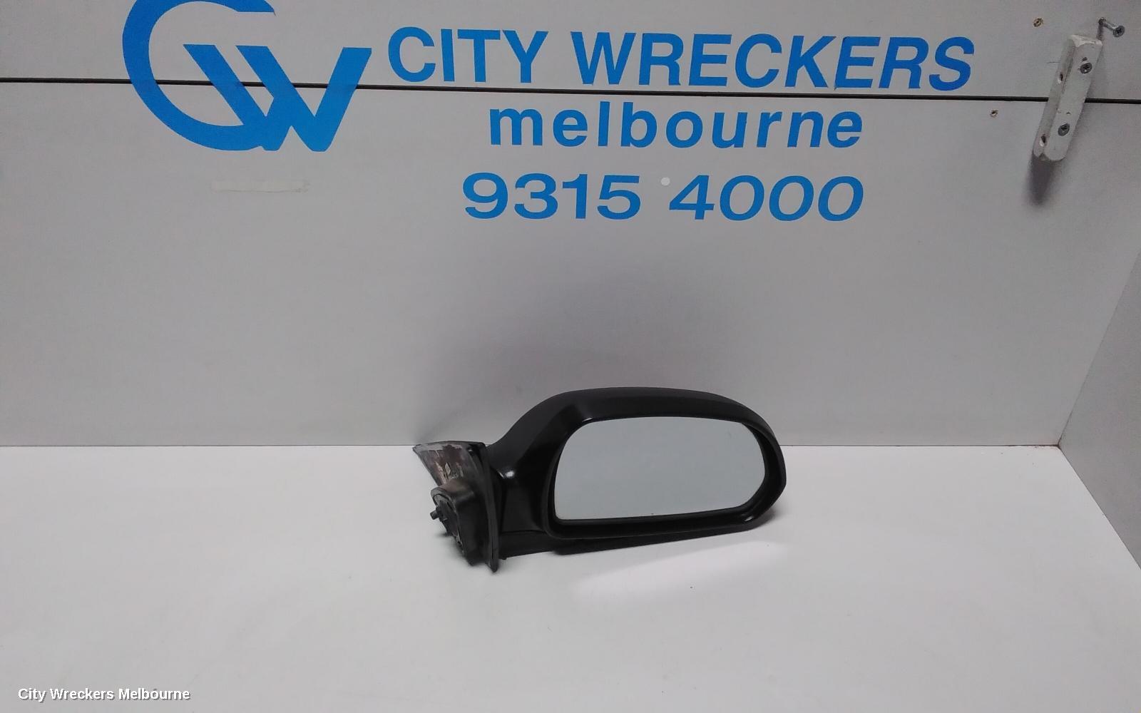 HYUNDAI ELANTRA RIGHT DOOR MIRROR, XD, POWER, BLACK, 10/2003 - 07/2006