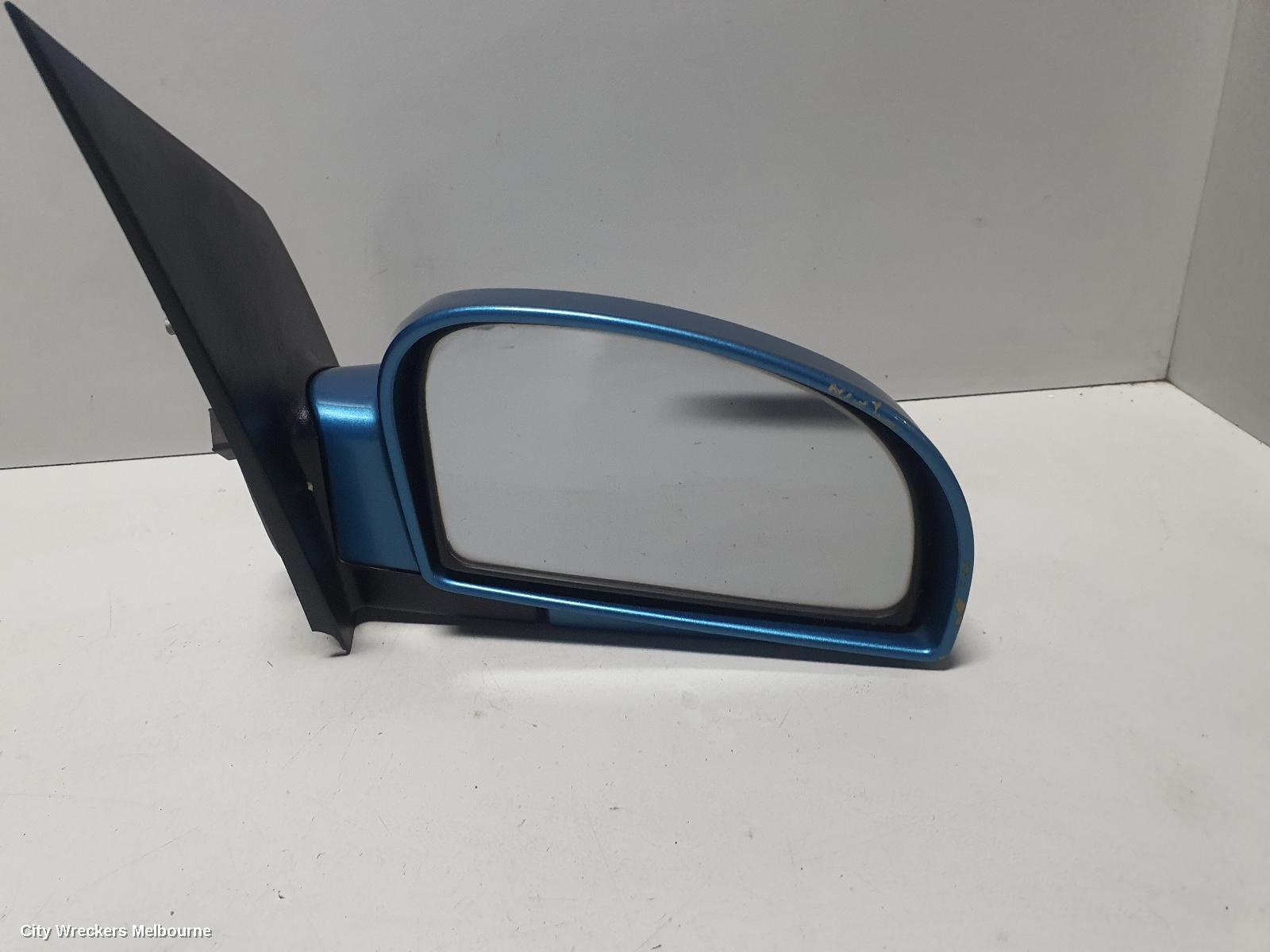 HYUNDAI GETZ RIGHT DOOR MIRROR, TB, 3DR/5DR HATCH, POWER, COLOUR CODED, 09/2002 - 09/2011