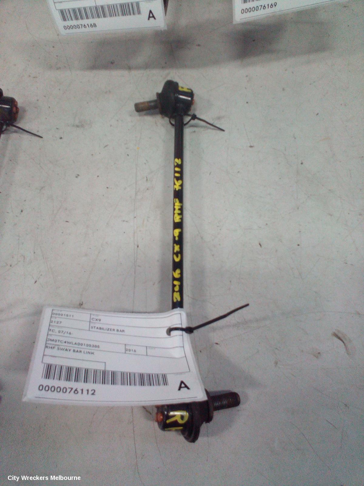 MAZDA CX9 STABILISER BAR, TC, 07/2016 - 12/2024