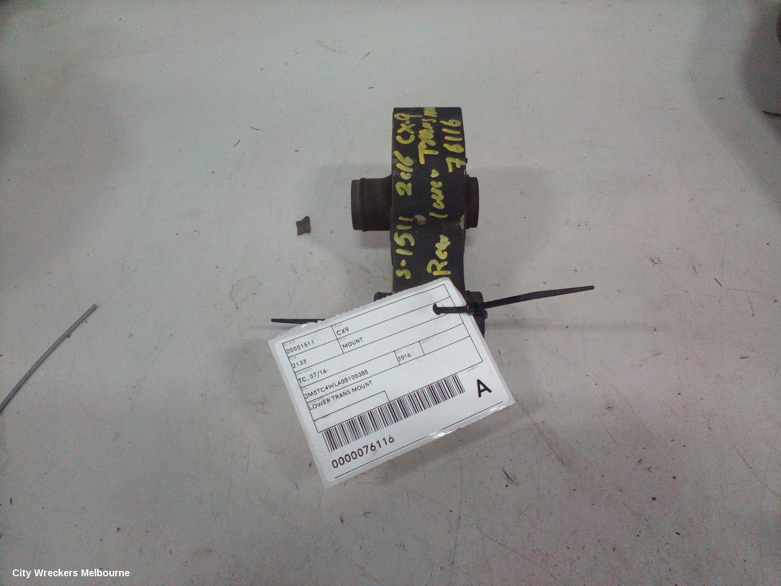 MAZDA CX9 MOUNT, TC, 07/2016 - 12/2024