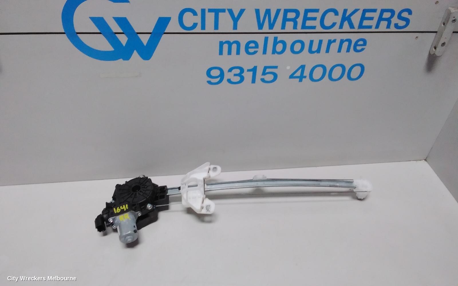 HONDA CIVIC RIGHT REAR WND REG/MOTOR, 10TH GEN, SEDAN, 05/2016 - 08/2021