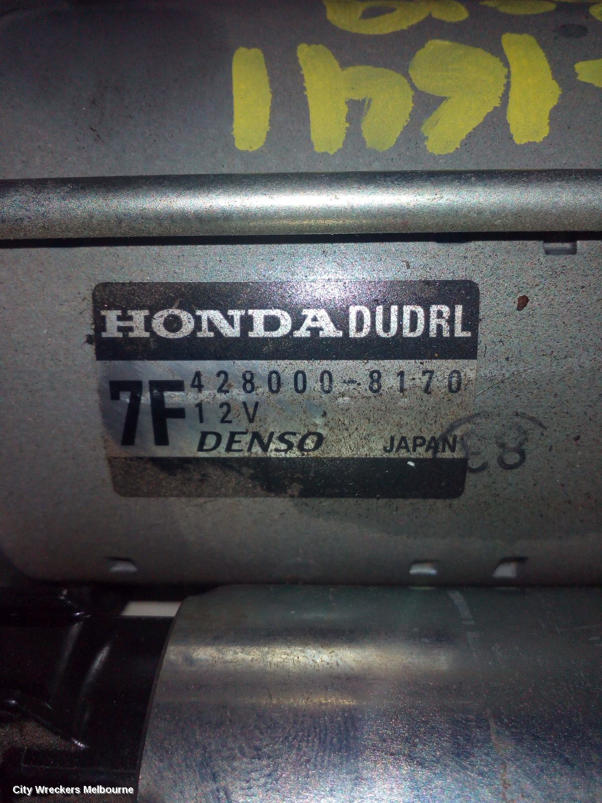 HONDA CIVIC STARTER, PETROL, 1.8, 10TH GEN, 05/2016 ONWARDS