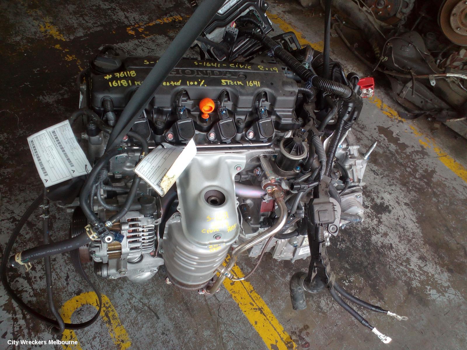 HONDA CIVIC ALTERNATOR, PETROL, 1.8, 10TH GEN, 05/2016 ONWARDS