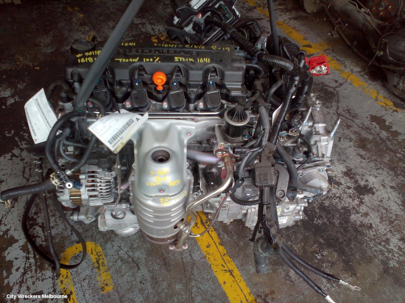 HONDA CIVIC CATALYTIC CONVERTER, MANIFOLD-CAT TYPE, 1.8, PETROL, 10TH GEN, 05/2016 ONWARDS