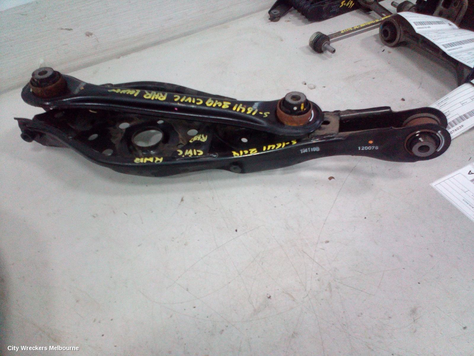 HONDA CIVIC RIGHT REAR TRAILING ARM, LOWER CONTROL ARM-REAR, 10TH GEN, 05/2016 ONWARDS
